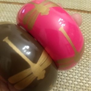 5 for 20 💕 Chunky Wooden Bangles, dragonfly